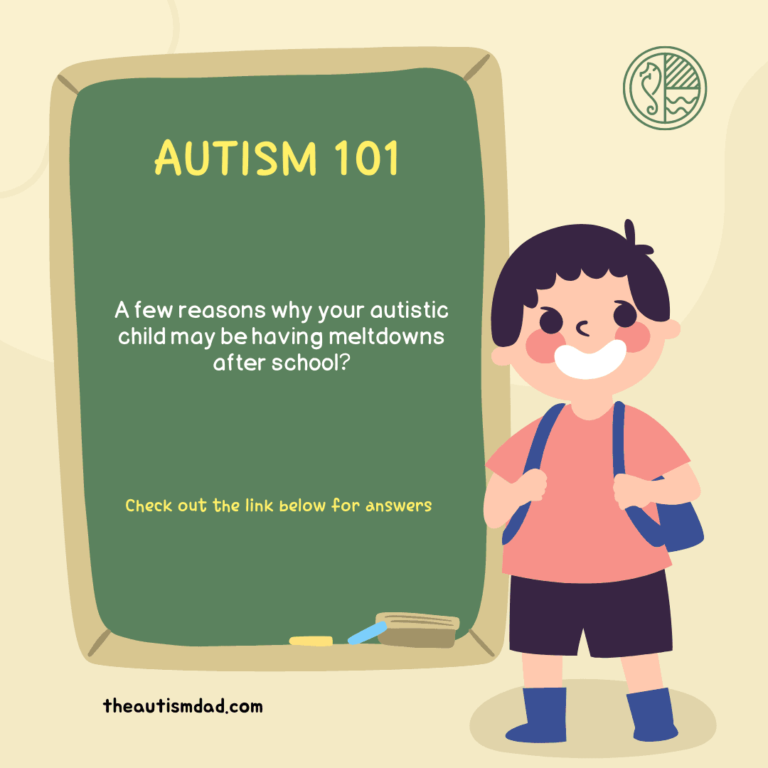 A few reasons why your #autistic child may be having #meltdowns after school?