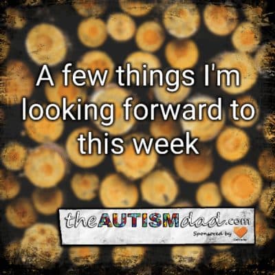 A few things I'm looking forward to this week
