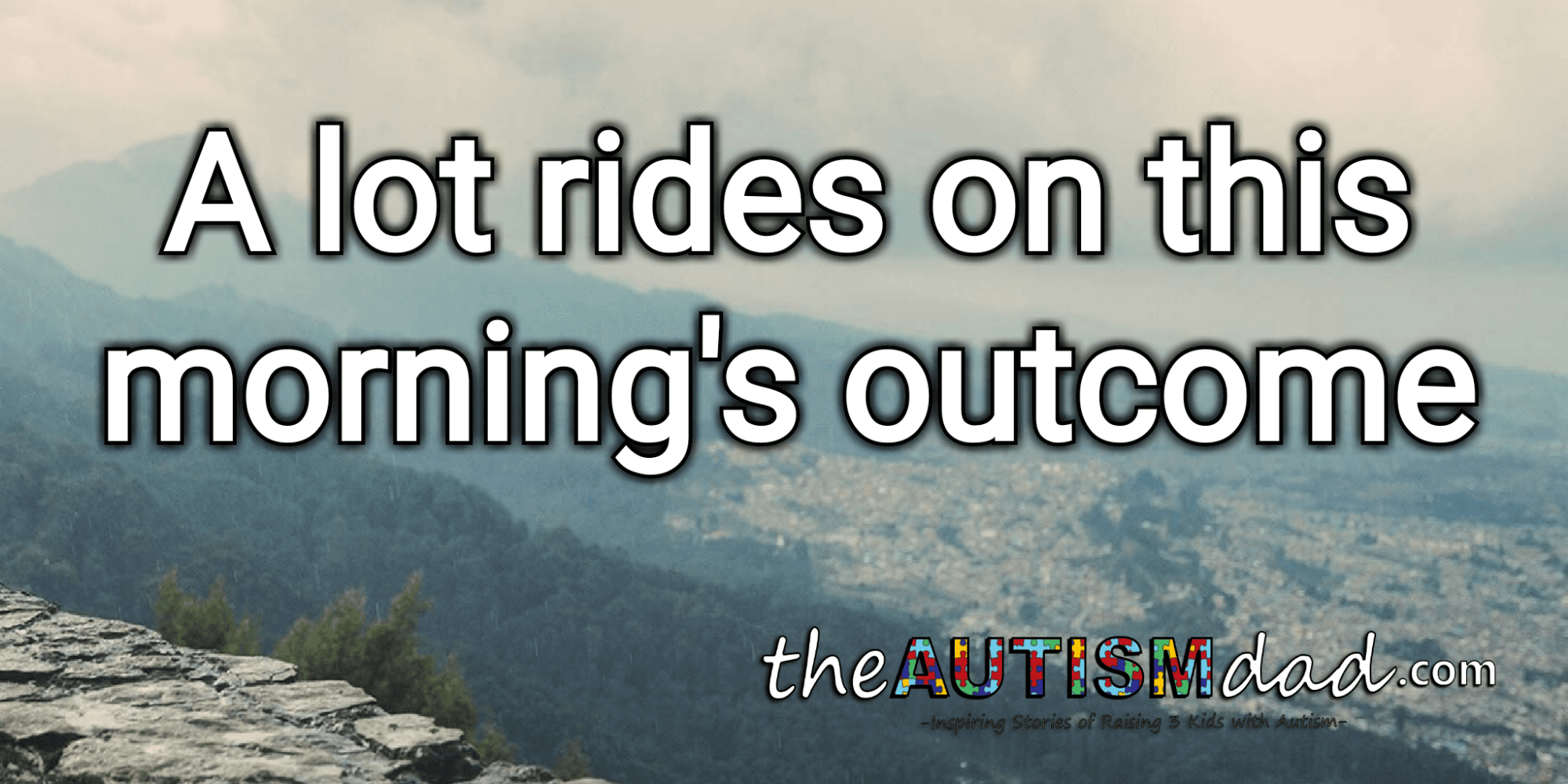 A lot rides on this morning's outcome