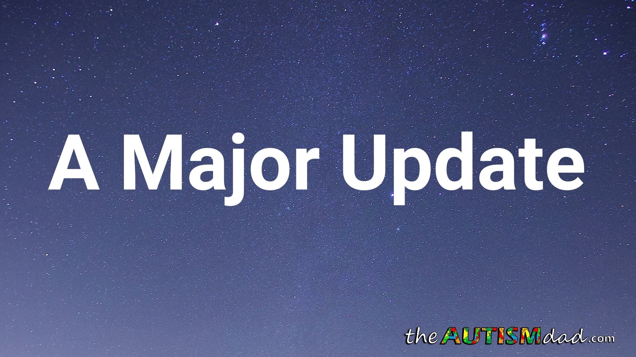A major update