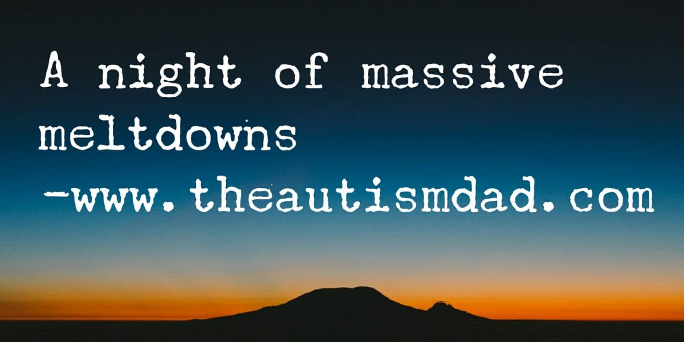 A night of massive meltdowns