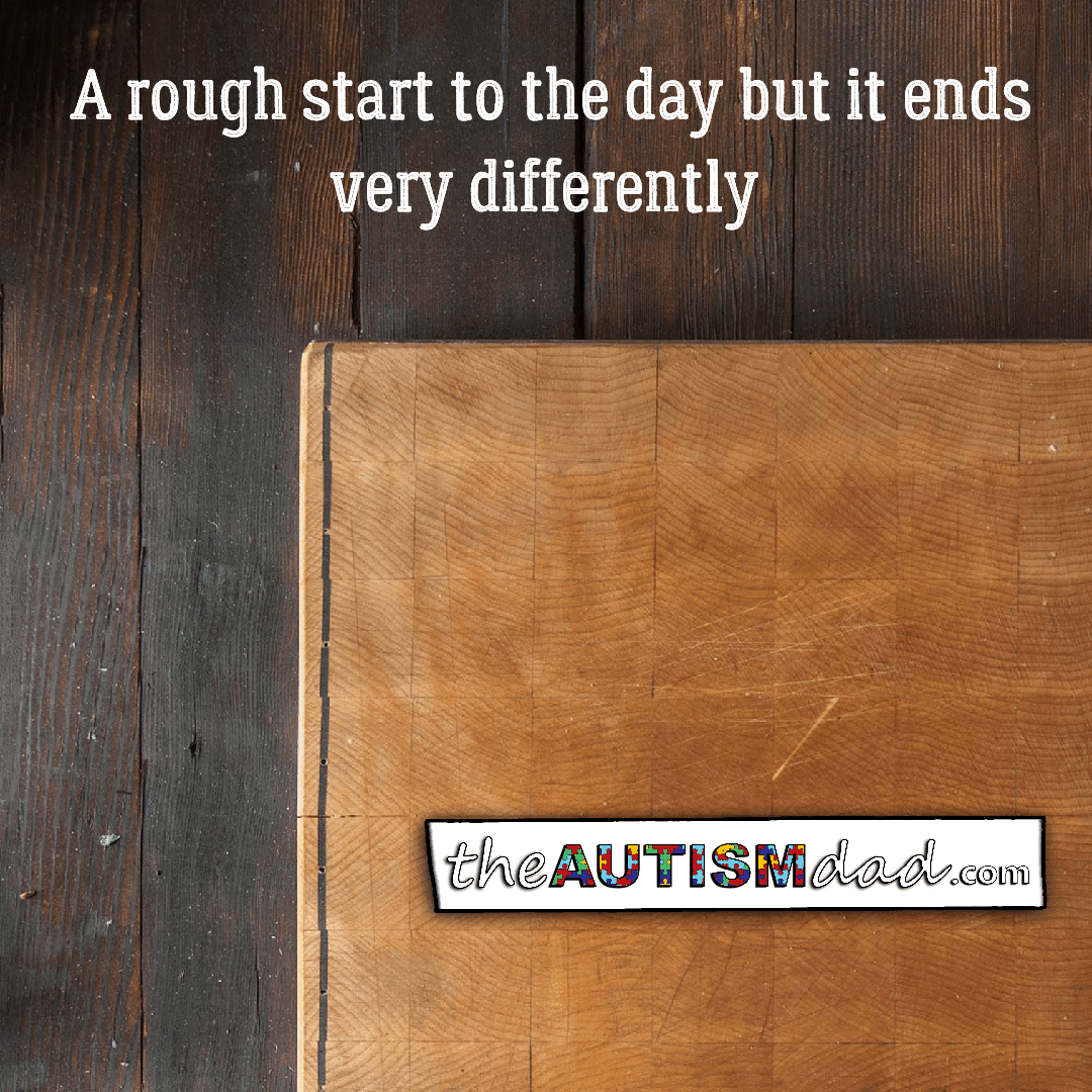 A rough start to the day but it ends very differently