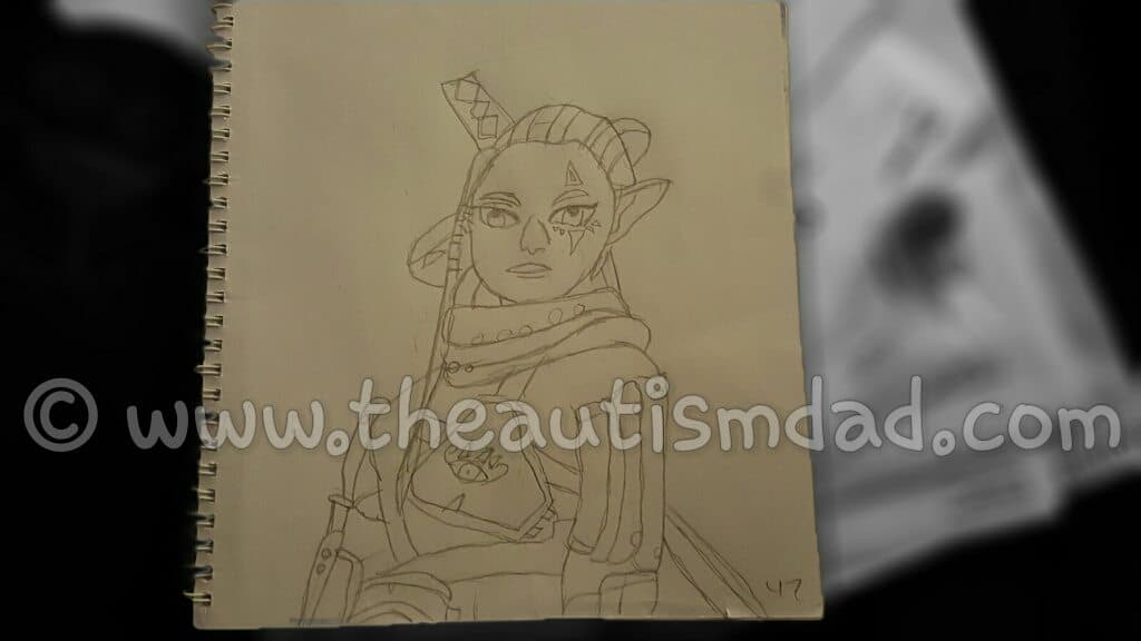 Amazing Art by a 15 year old with #Autism