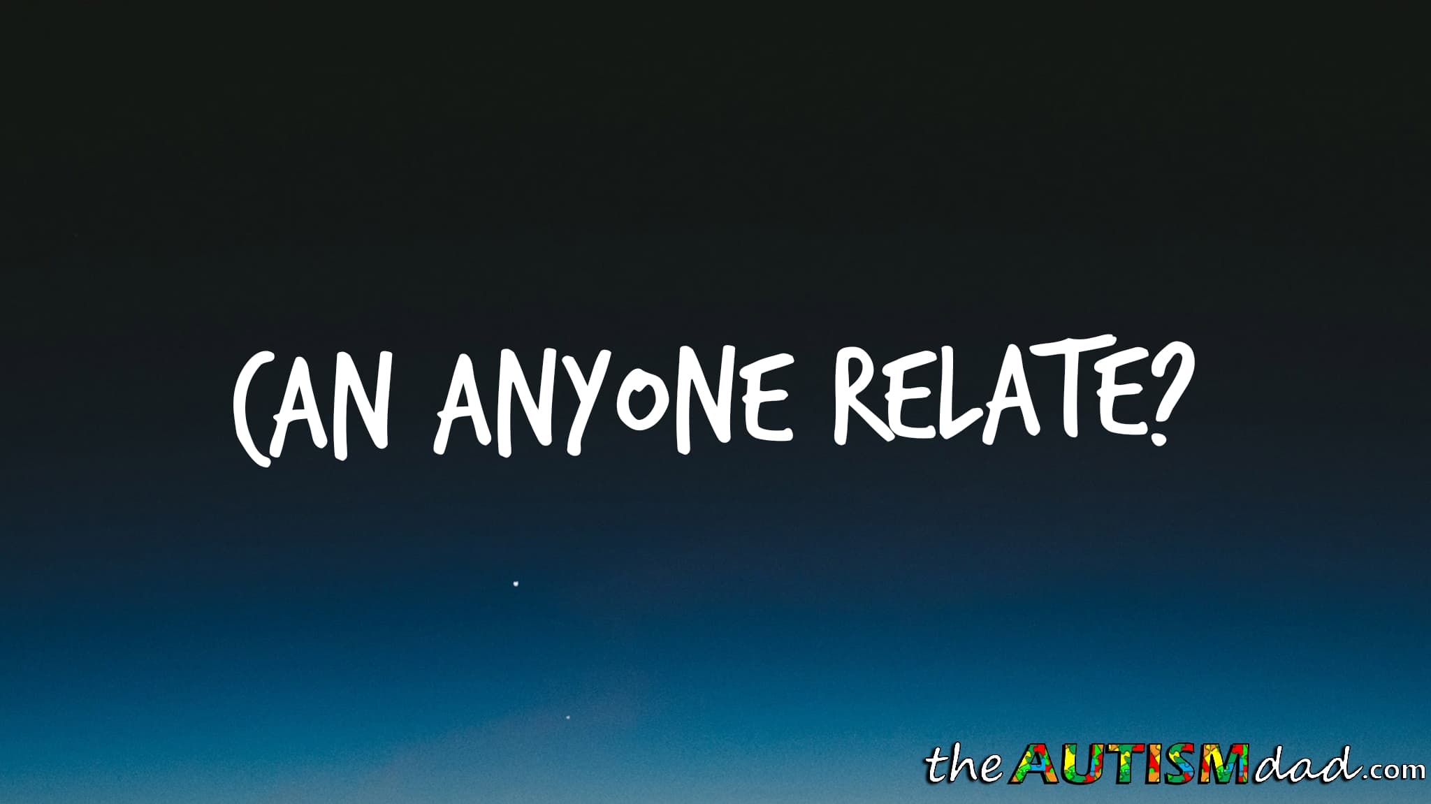 Can anyone relate?