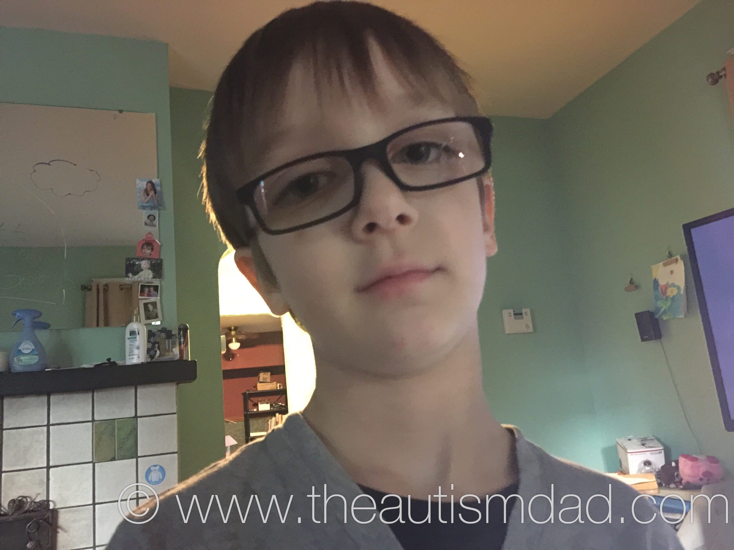 Check out Emmett's new glasses
