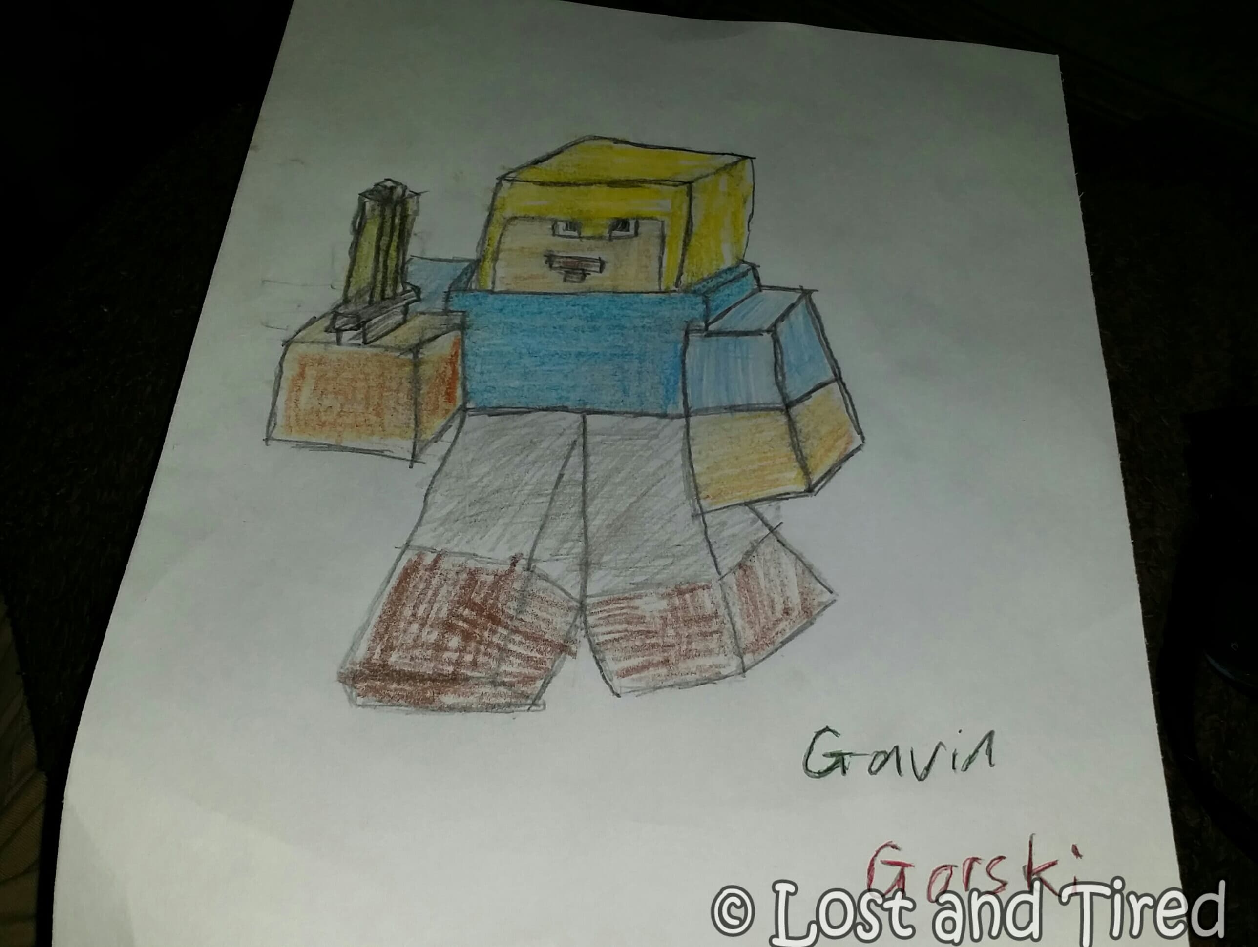 Check out Gavin's latest masterpiece