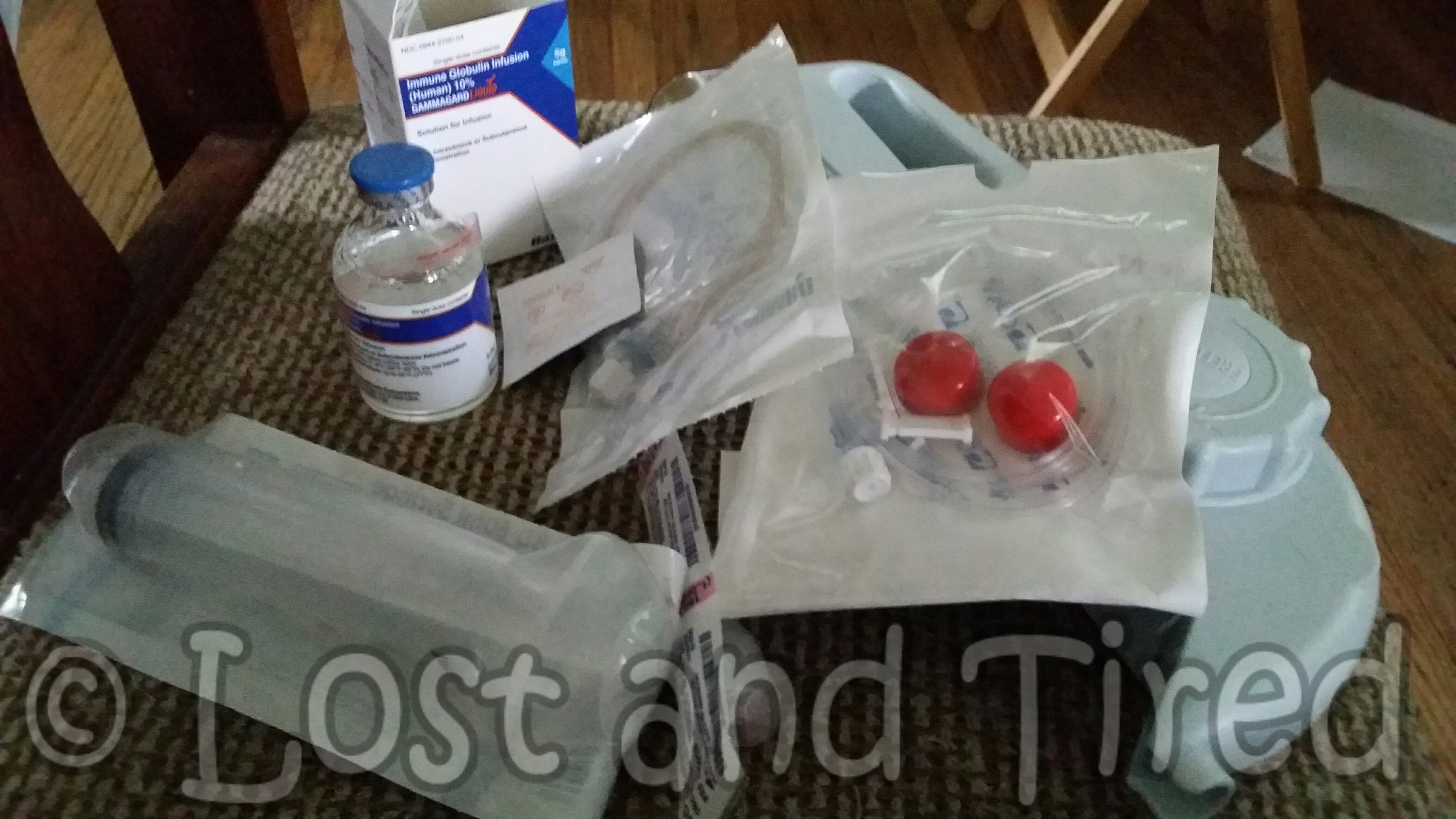 Gavin's IVIG Infusion went well this morning