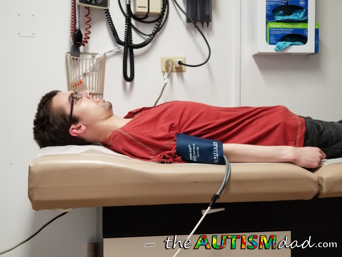 Gavin's orthostatic testing results from our @ClevelandClinic trip