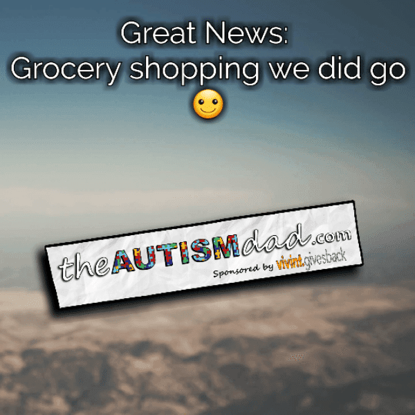 Great News: Grocery shopping we did go