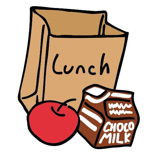 Hopefully he'll eat lunch tomorrow
