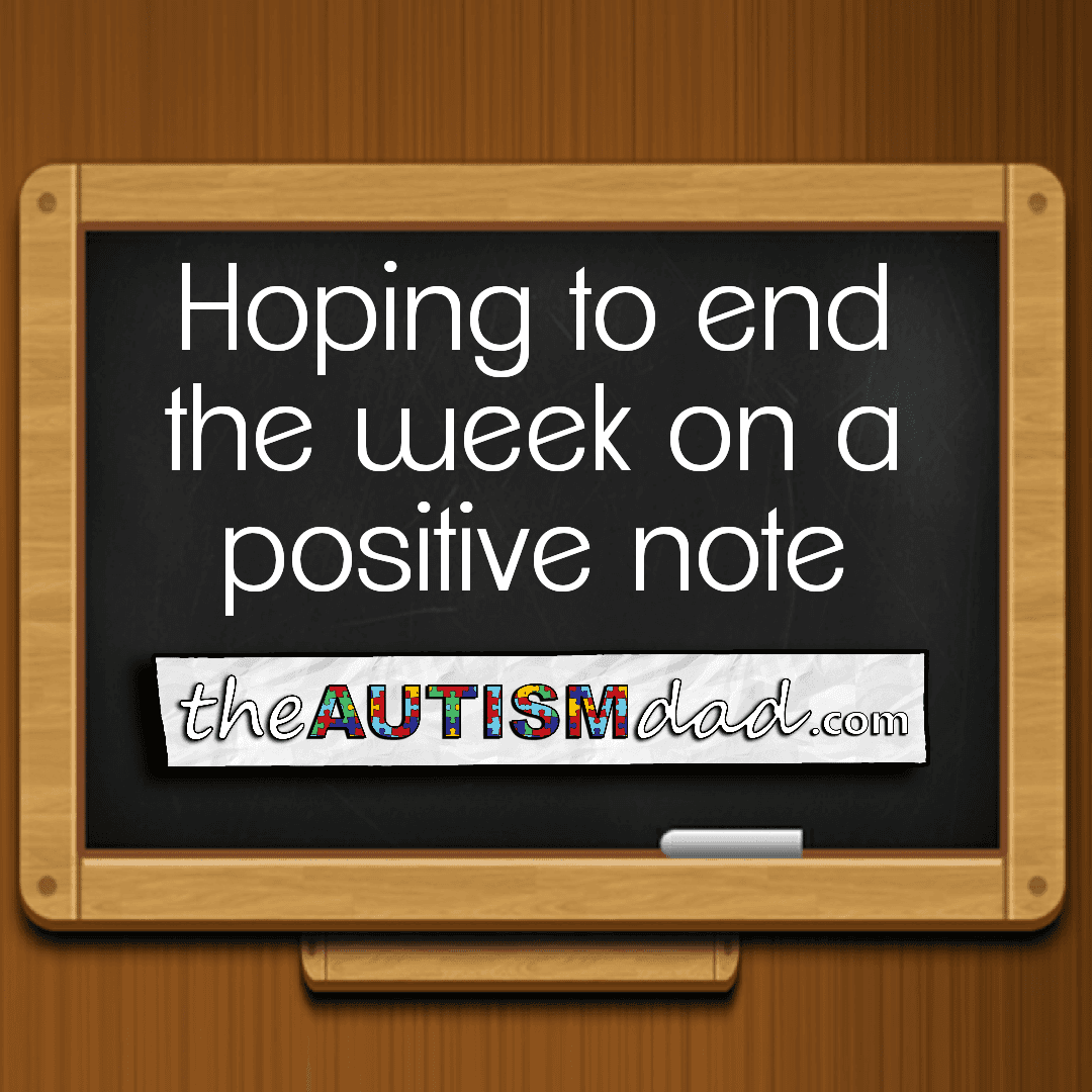 Hoping to end the week on a positive note