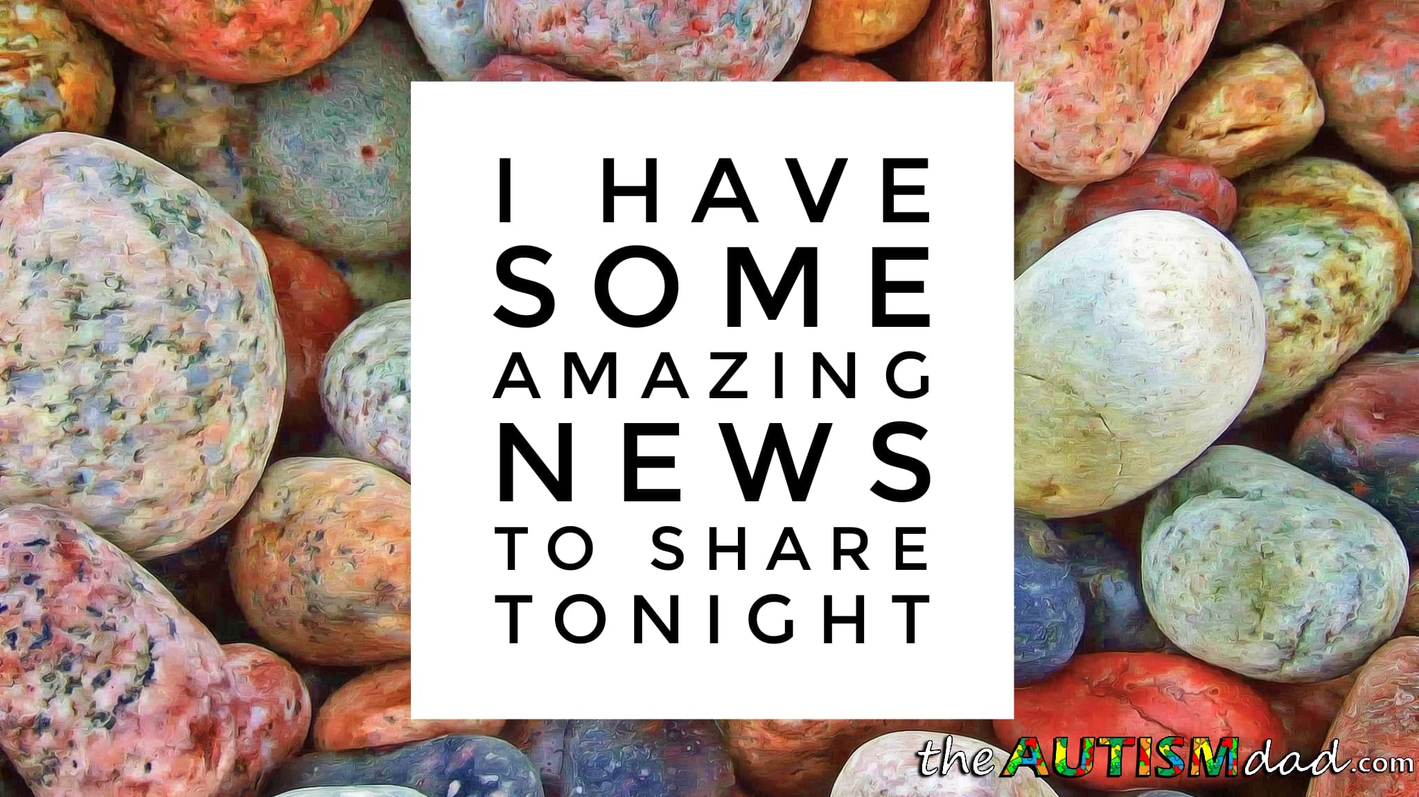 I have some amazing news to share tonight