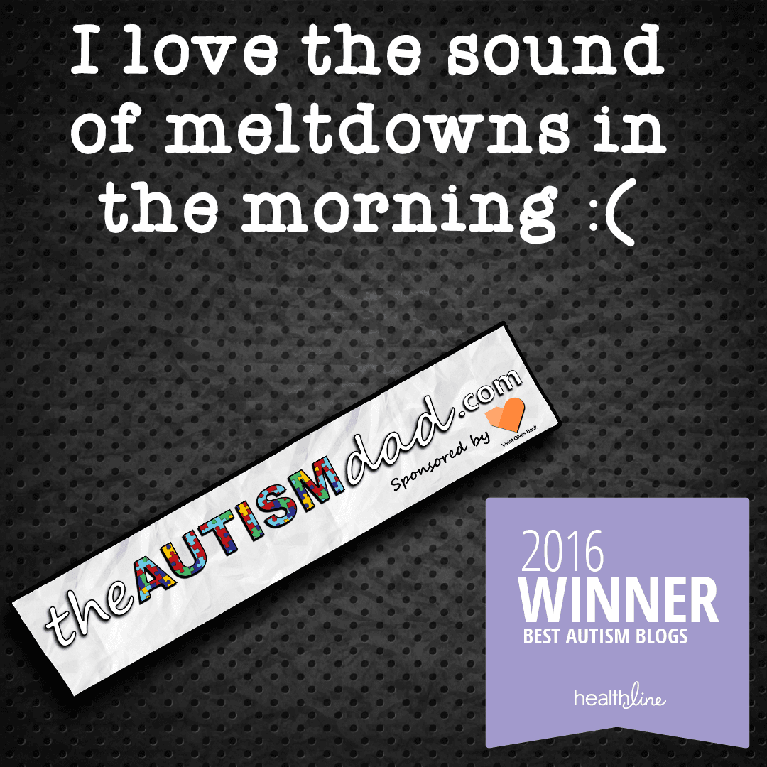 I love the sound of meltdowns in the morning :(