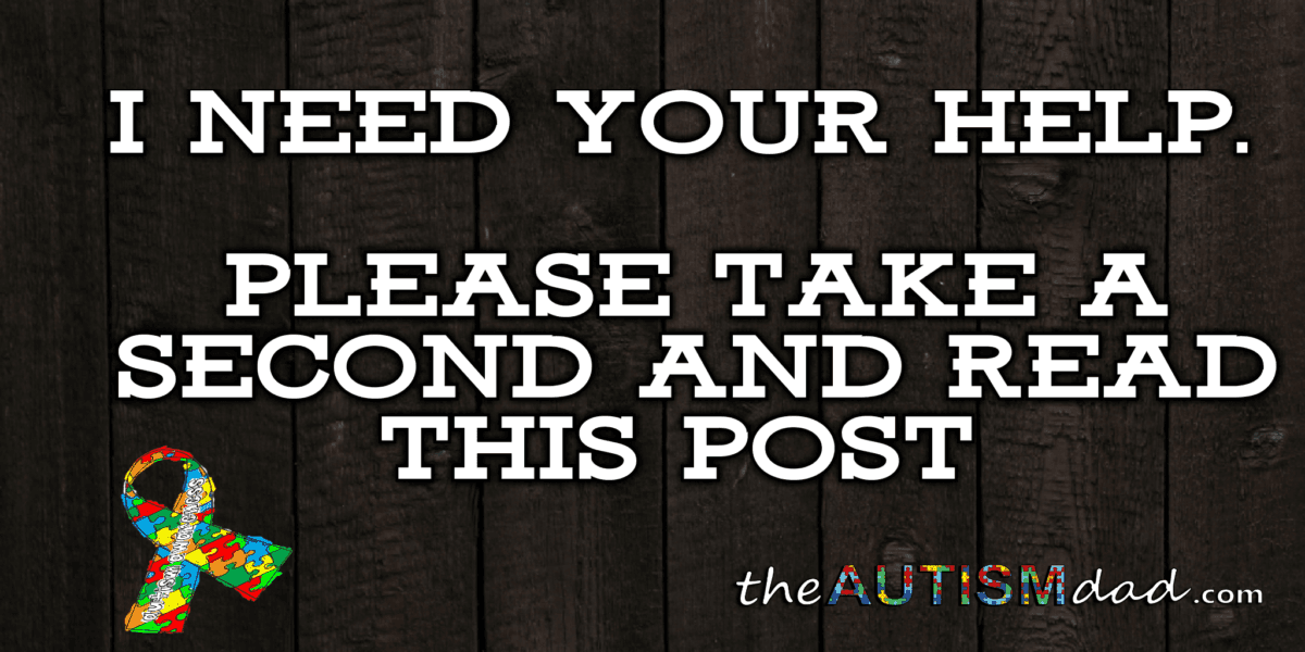 I need your help. Please take a second and read this post