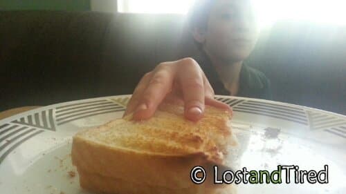 I'll be damned.....he actually ate it