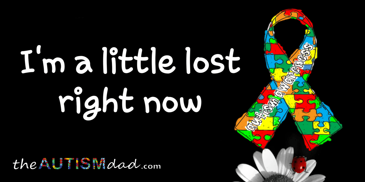 I'm a little lost right now