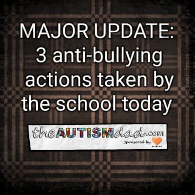 MAJOR UPDATE: 3 anti-bullying actions taken by the school today