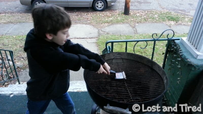 My little grill buddy