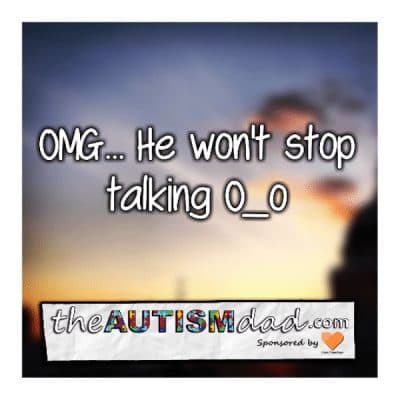 OMG... He won't stop talking O_o