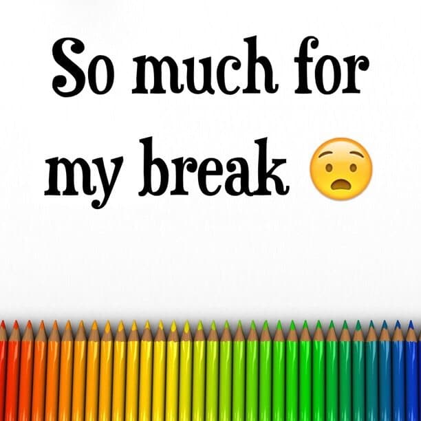 So much for my break :(