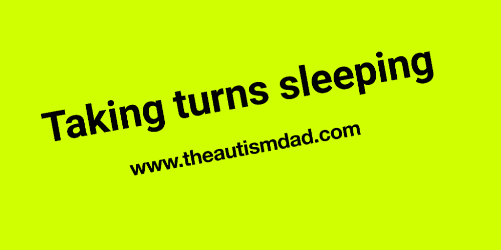 Taking turns sleeping