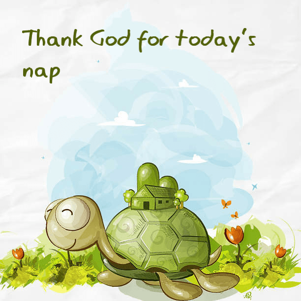 Thank God for today's nap