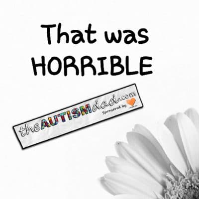That was horrible