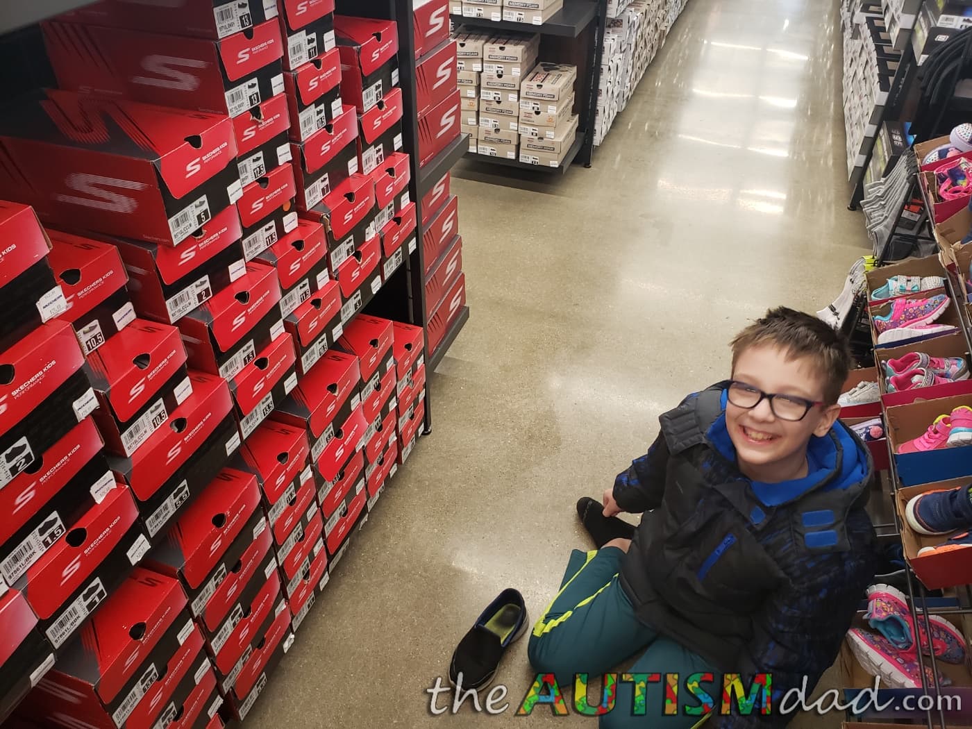 This is what happened when I took my son with #Autism, shoe shopping today