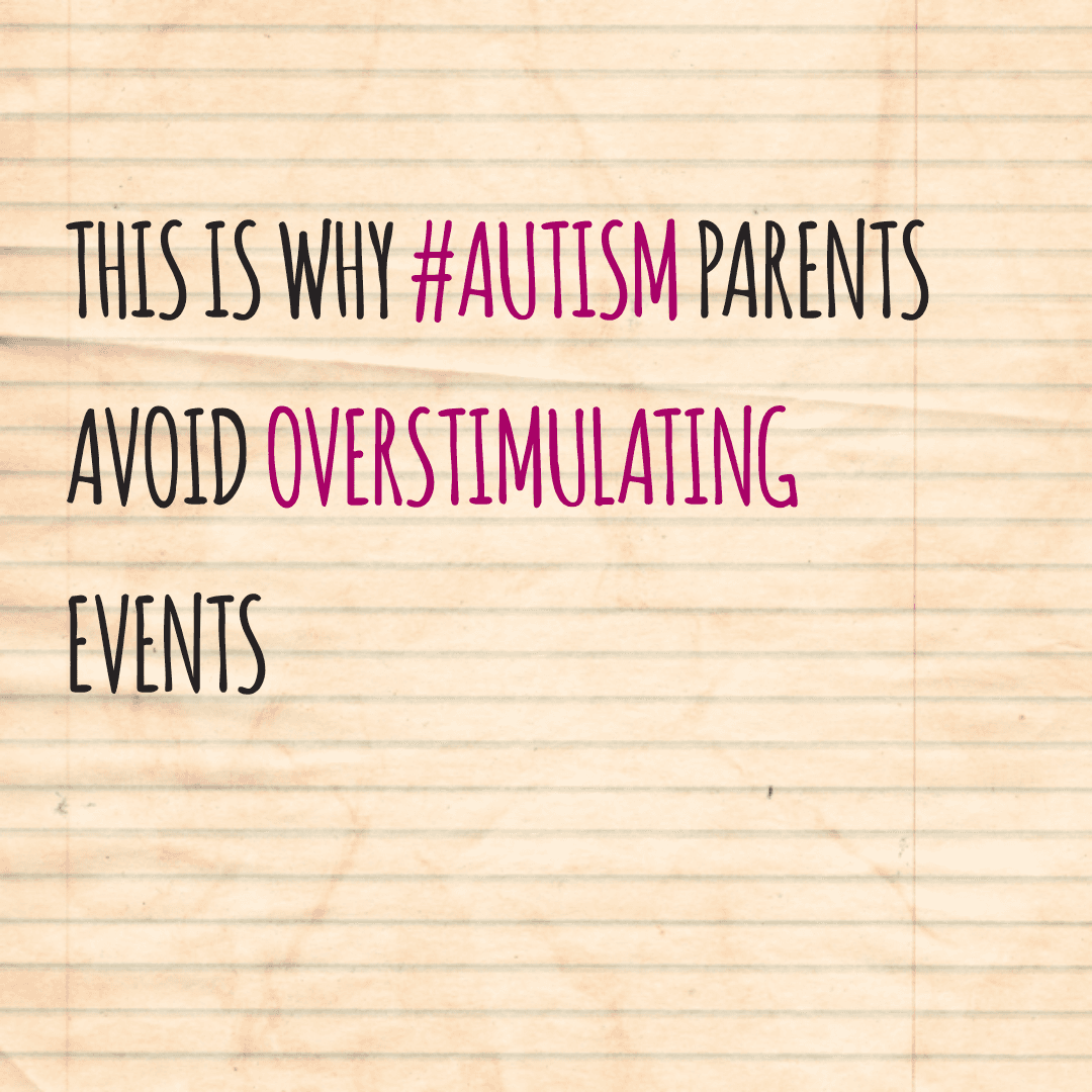This is why #Autism parents avoid overstimulating events