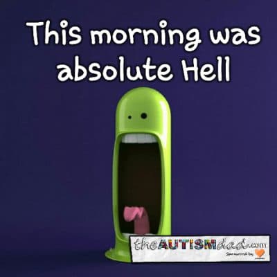 This morning was absolute Hell