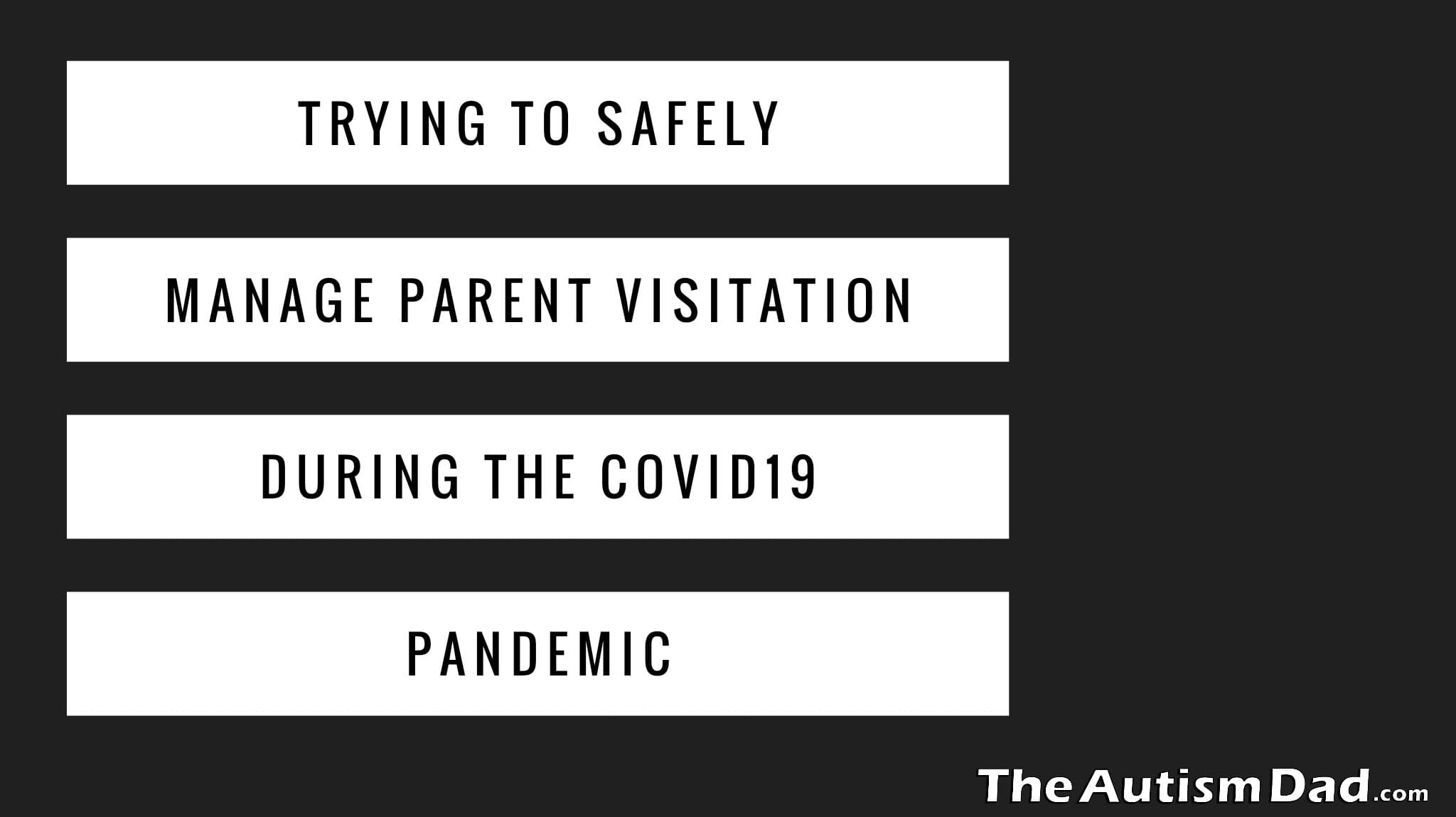 Trying to safely manage parent visitation during the #COVID19 pandemic
