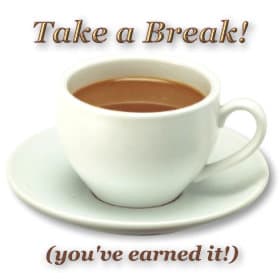 We deserve a break...right?