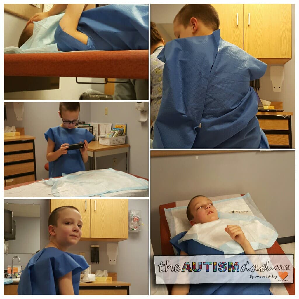 We had to take Emmett to the doctor on Friday