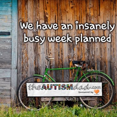 We have an insanely busy week planned