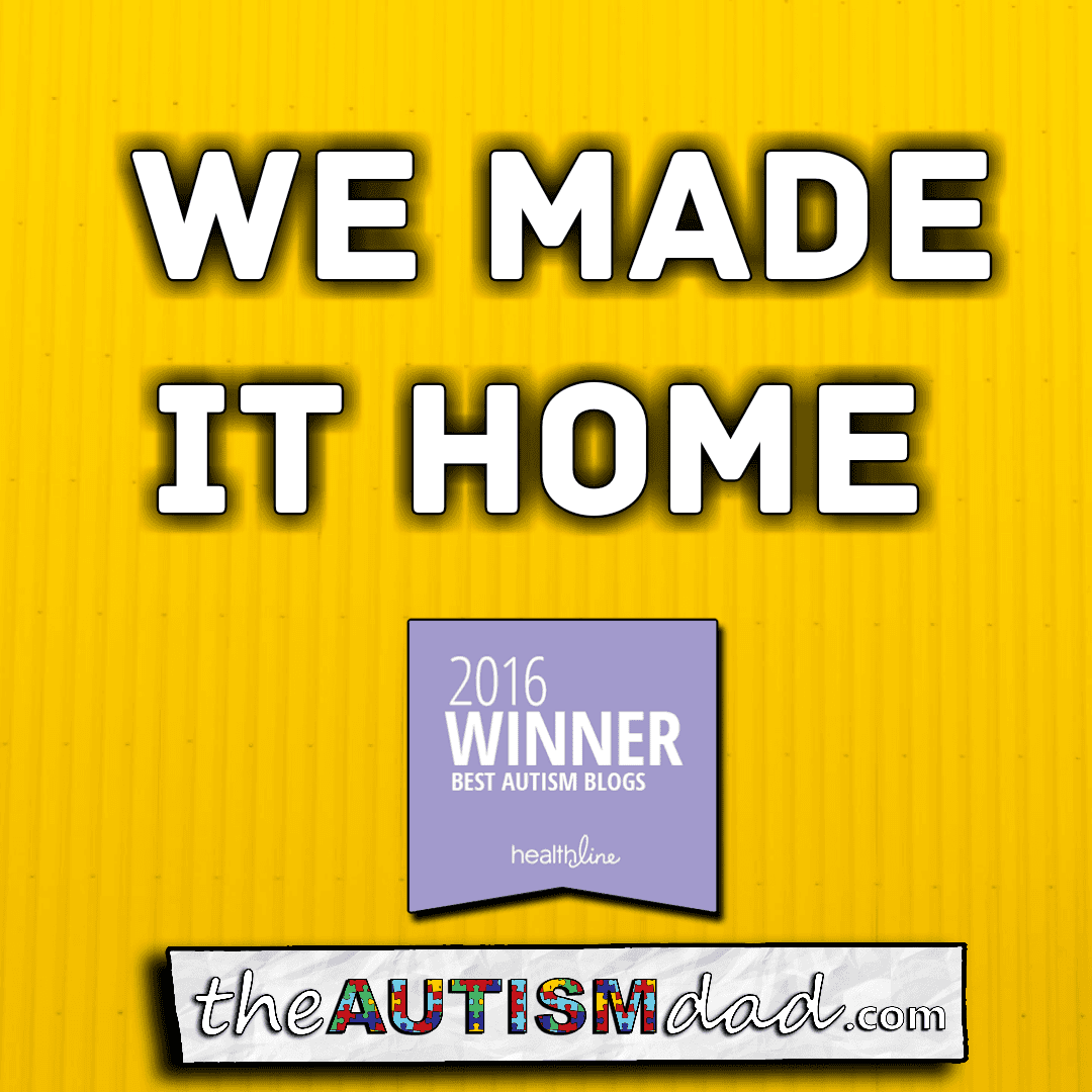 We made it home