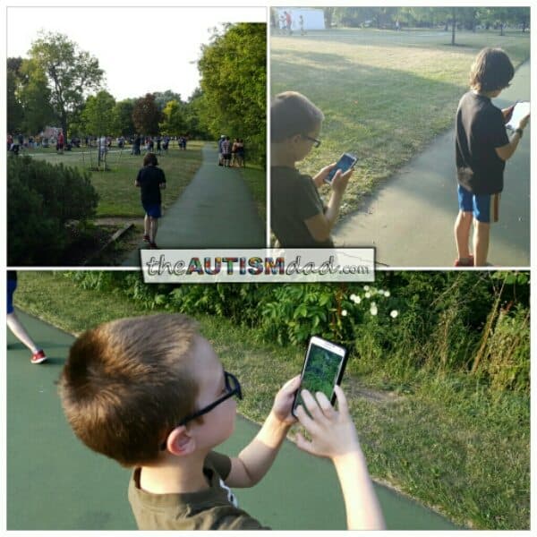 We took the boys Pokémon hunting and it was the craziest thing I've ever seen