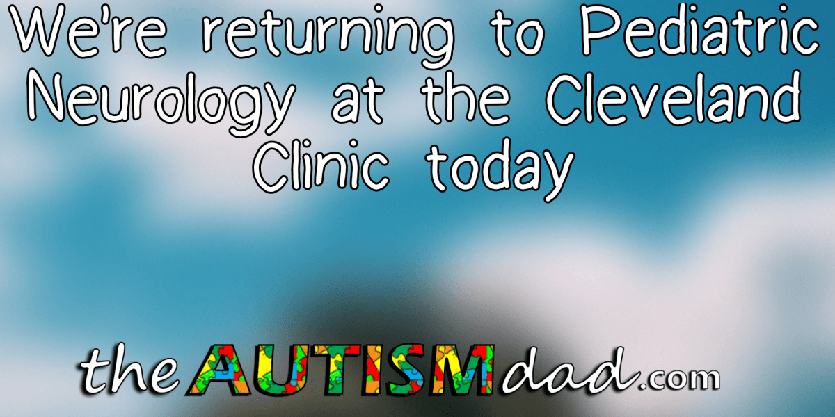 We're returning to Pediatric Neurology at the @ClevelandClinic today