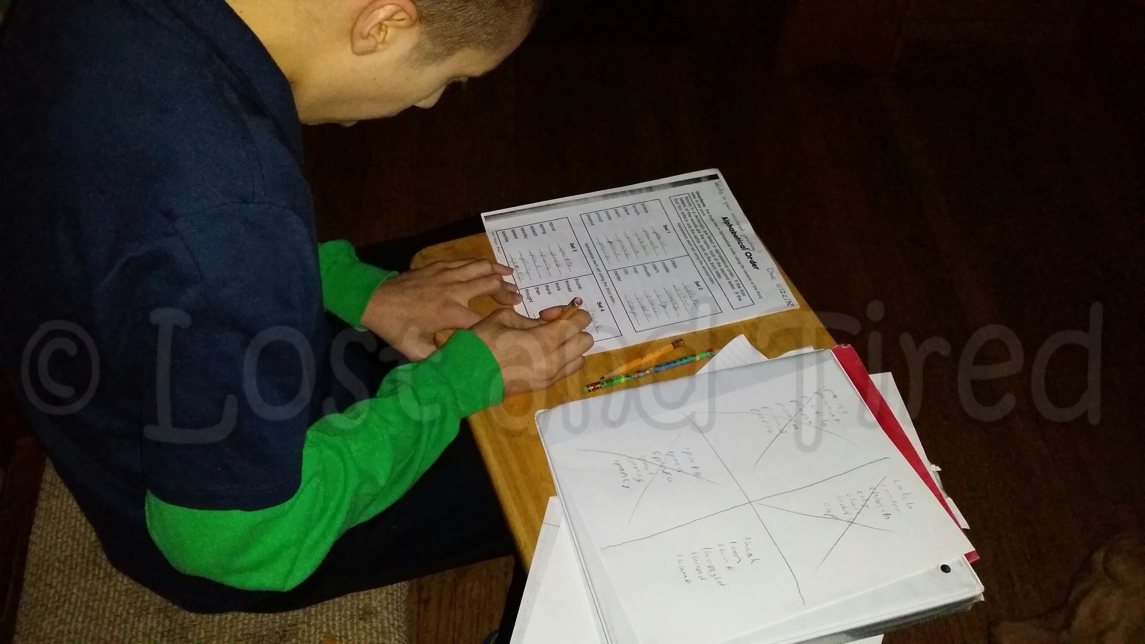 We're seeing some improvement in the homework situation
