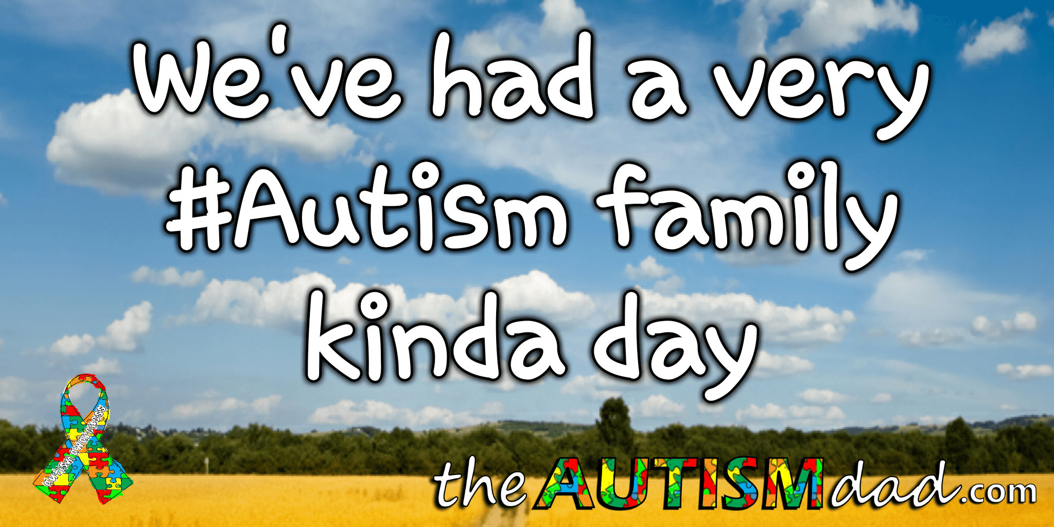 We've had a very #Autism family kinda day