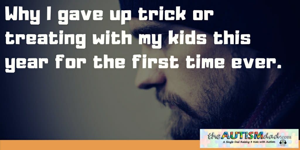 Why I gave up trick or treating with my kids this year for the first time ever