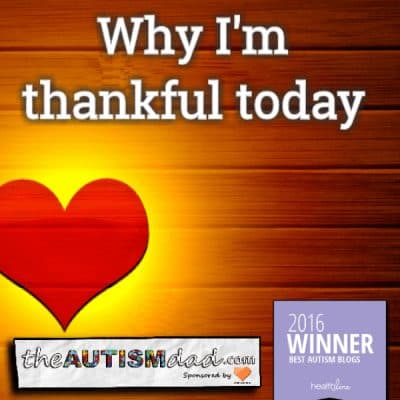 Why I'm thankful today
