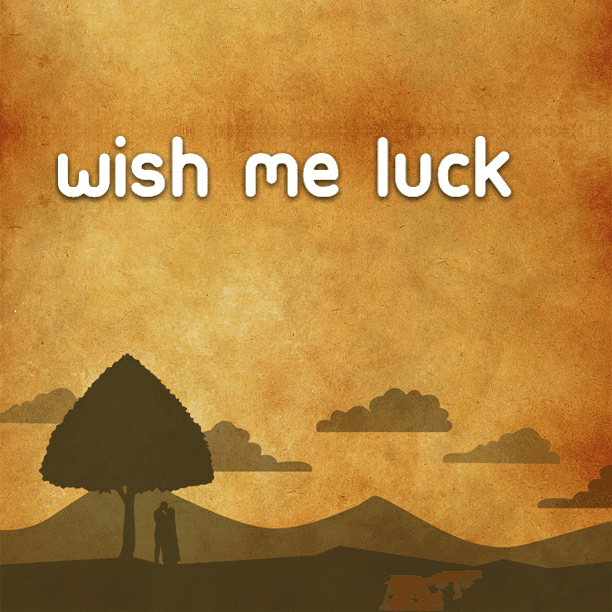 Wish me luck