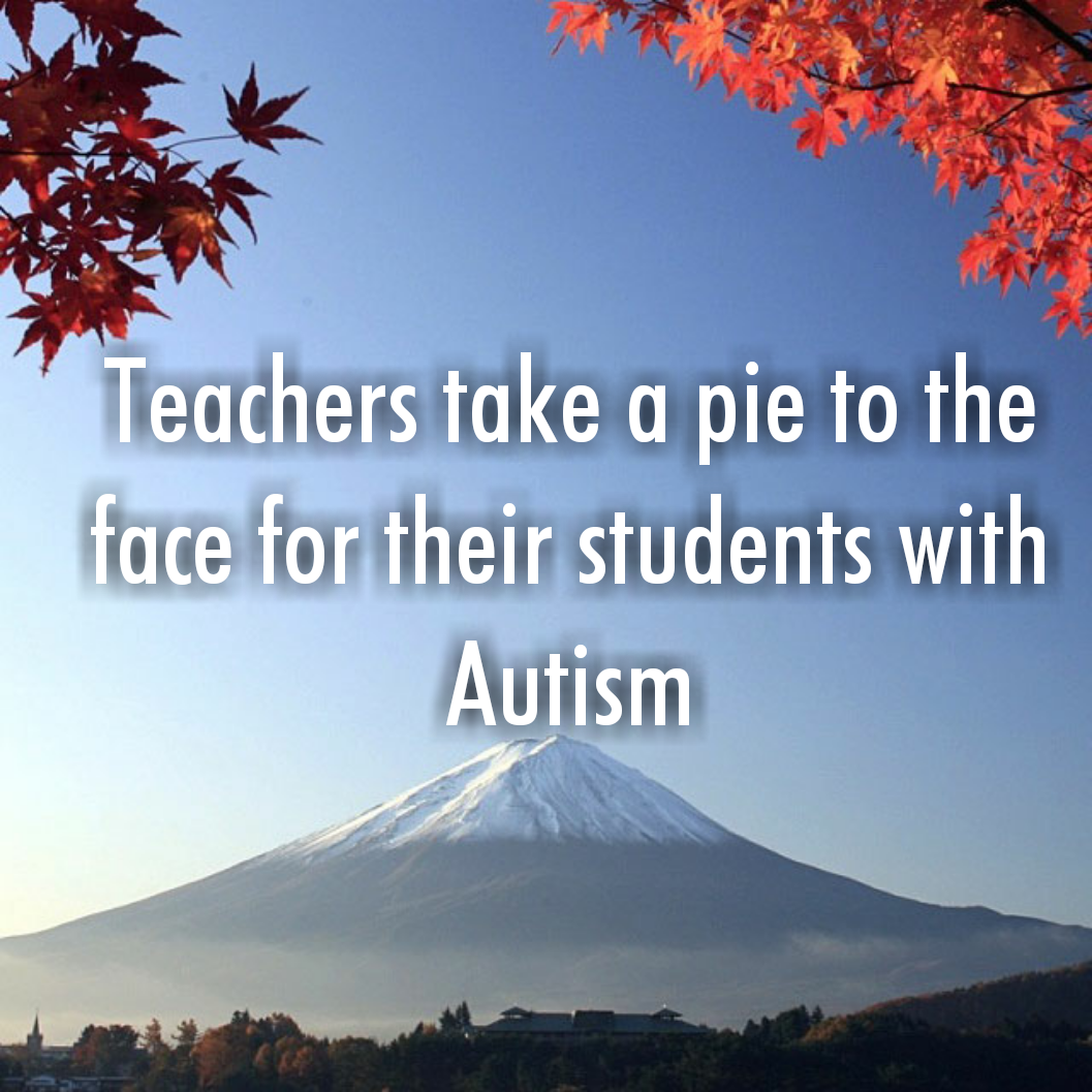 Read more about the article Teachers at Summit Academy take a pie to the face for their students with #Autism