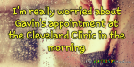 I’m really worried about Gavin’s appointment at the @ClevelandClinic in the morning