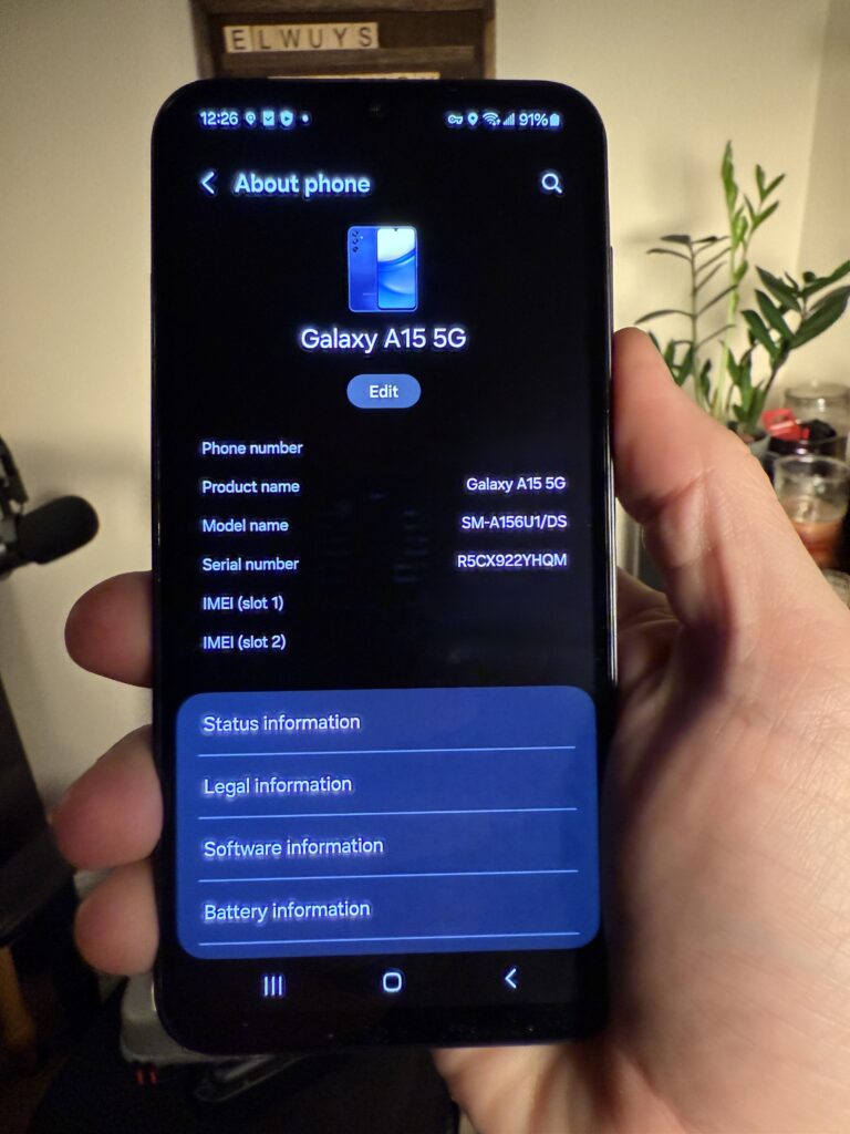 Image of a Bark Phone showcasing customizable parental controls